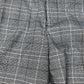River Island Check Trousers Size 44W Men's Slim Fit Grey Wool Blend