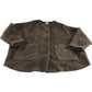 Women's Brown Textured Jacket With Pockets Size Large