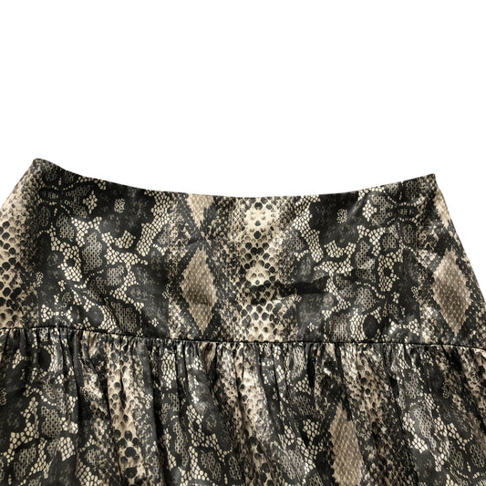 River Island Women's Snake Print Short Bubble Skirt Size 10