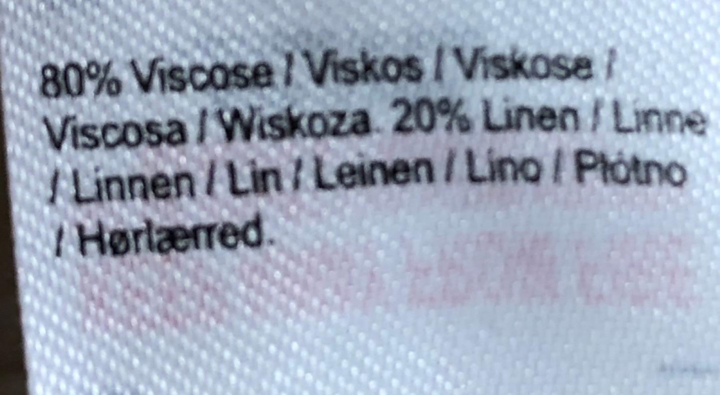 River Island Women’s Zibar Blouse M Stone Light Linen Blend Button Front Top