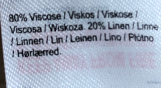 River Island Women’s Zibar Blouse M Stone Light Linen Blend Button Front Top