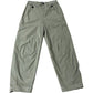 Khaki Washed Barrel Chino Trousers Size 8L