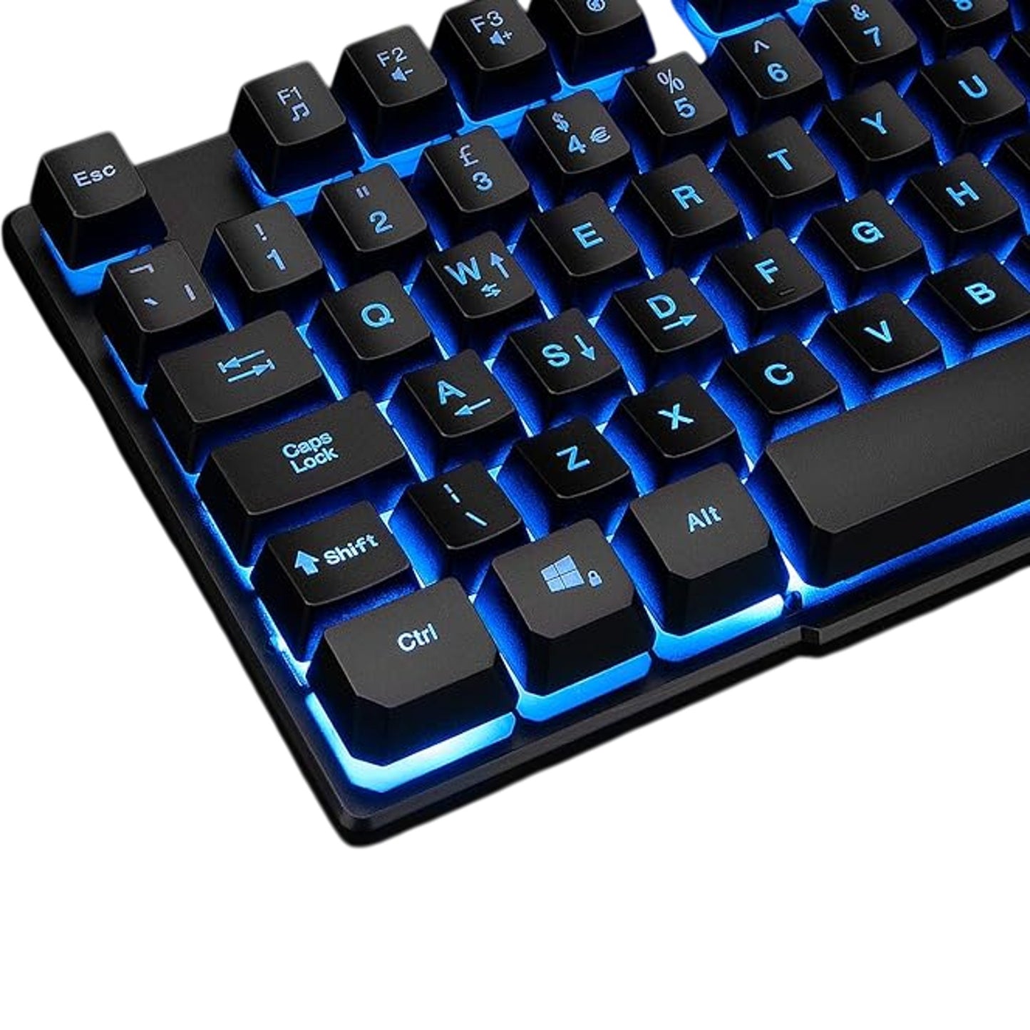 Rii Gaming Keyboard RK100 Light Up Keyboard Mechanical Keyboard Red/Purple/Blue