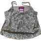 Sequin Top UK8 Women's Evening Wear Sparkly Sleeveless Silver