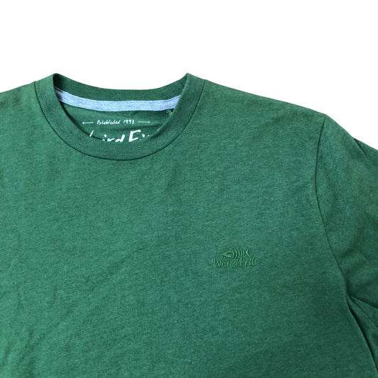 Weird Fish Fished Graphic T-Shirt S Men's Olive Green