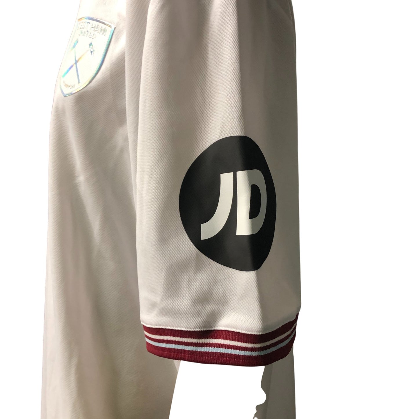 Umbro West Ham United 4XL Football Shirt Men's Short Sleeve White Red Trim