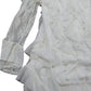River Island Women's White Ruffled Blouse Size 16 Lace Detail Long Sleeve