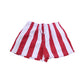 River Island Girls Red White Striped Shorts UK9-10 Years Summer Style