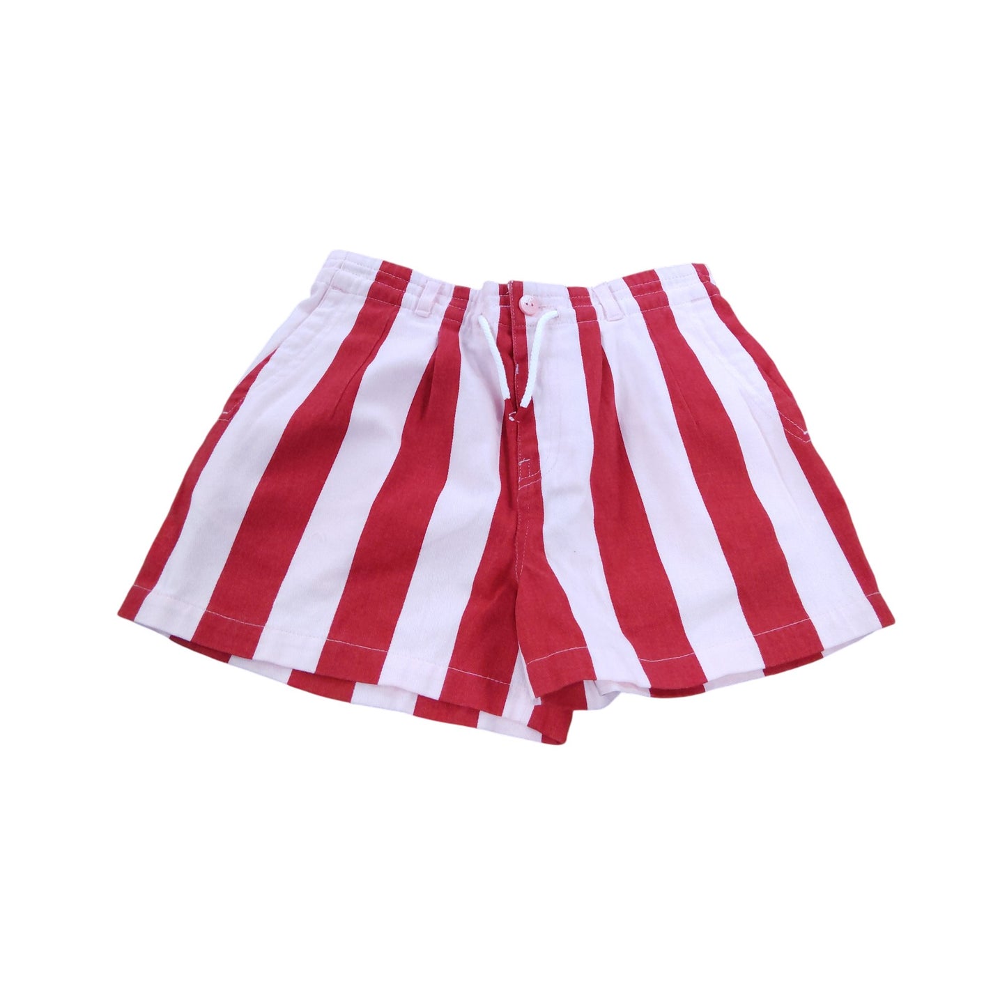 River Island Girls Red White Striped Shorts UK9-10 Years Summer Style