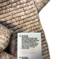 Sweater Knit Top Long Sleeve Crew Neck Pocket Popcorn Small