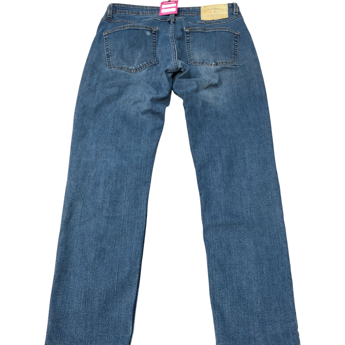Slim Fit Jeans W32 L34 Men's Blue Cotton Blend Stretch Denim