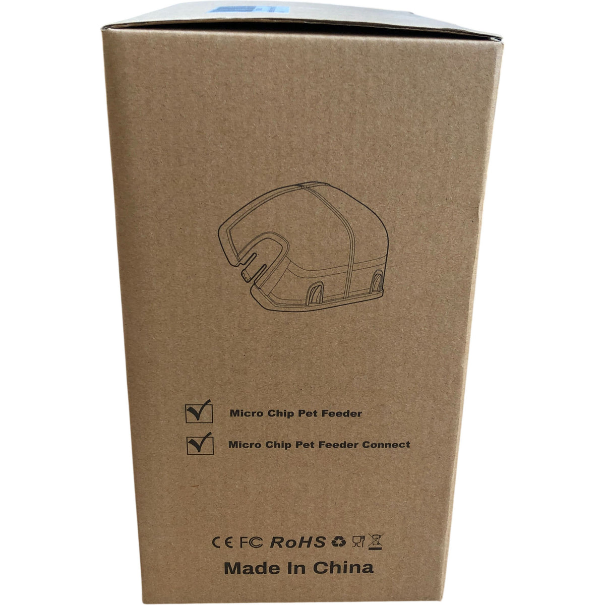 Pet Feeder Rear Cover Accessory For Automatic RFID Pet Feeder Easy Install