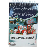 Christmas Countdown 100 Day Calendar Festive Advent Joyful Décor Gift