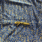Blue Floral Print Long Sleeve Dress UK Size 8 Women's Casual Fashion