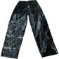 Branded High Shine Black Trousers Women's Faux Leather UK8