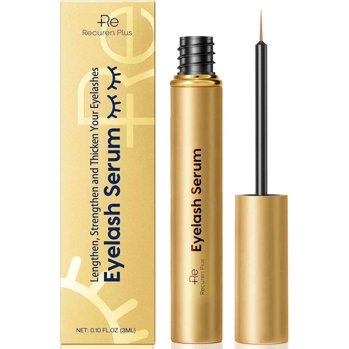 Recuren Plus Eyelash Serum 3ml Lengthen Strengthen Thicken Your Eyelashes