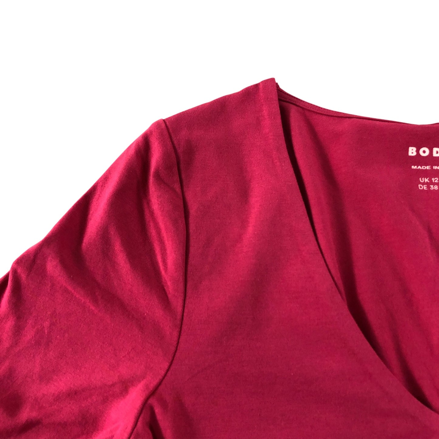 Boden Pink Round Scoop T-Shirt - Size 12