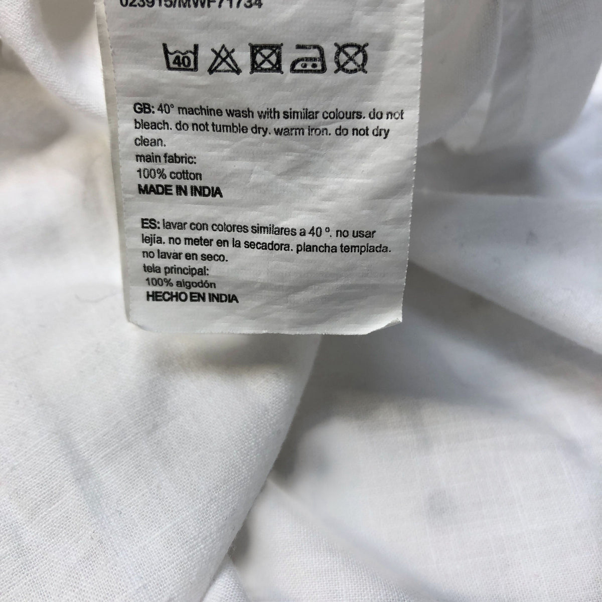 Mountain Warehouse Short Sleeve Shirt UK 14 Women's Casual 100 Cotton White Top