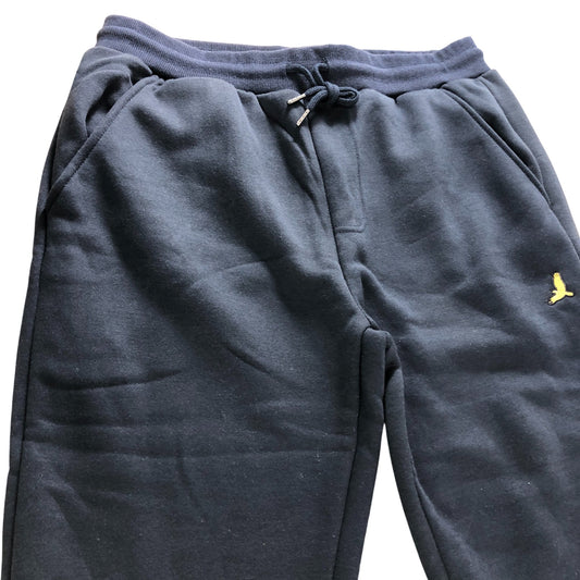 Brave Soul Joggers Large Mens Navy Polyester Activewear Pants with Pockets