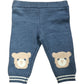River Island Baby Toddler Knitted Set Bear Pattern Cardigan Pants 0-3 Months