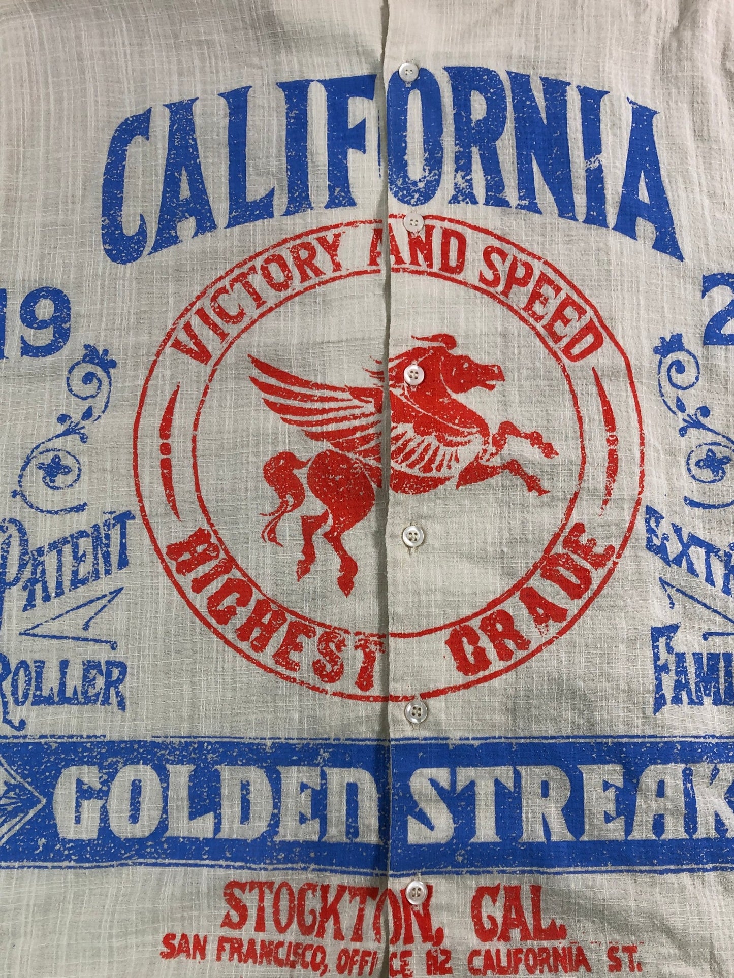 River Island California Short Sleeve Polo Shirt Size L Men's Beige