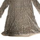 Sequin V Neck Dress Women's Long Sleeve Party Outfit UK8