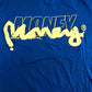 MONEY T-Shirt M Men's Blue Graphic Cotton Short Sleeve Casual Wear