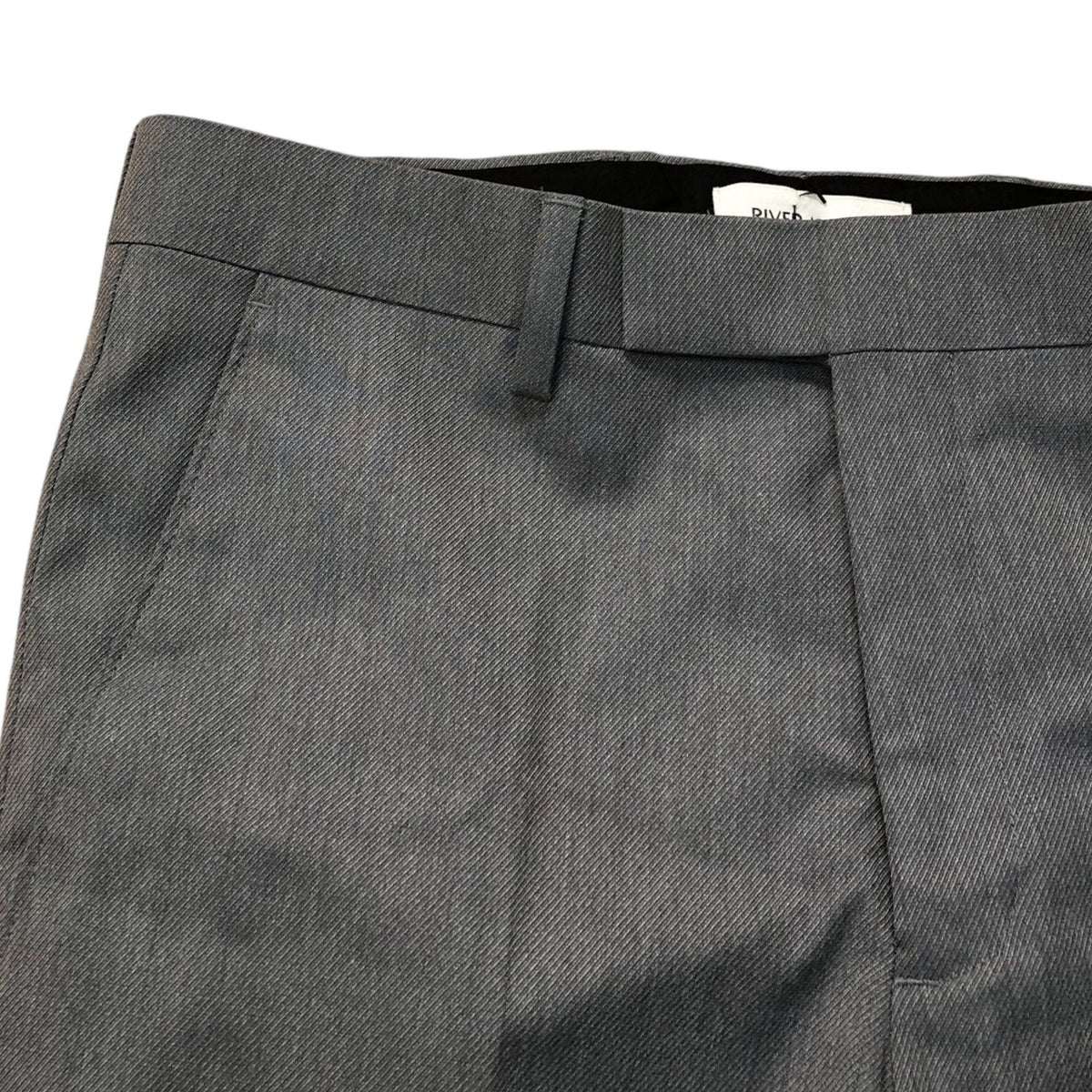 River Island W26 L34 Skinny Fit Trousers Grey Tailored Style Fashion