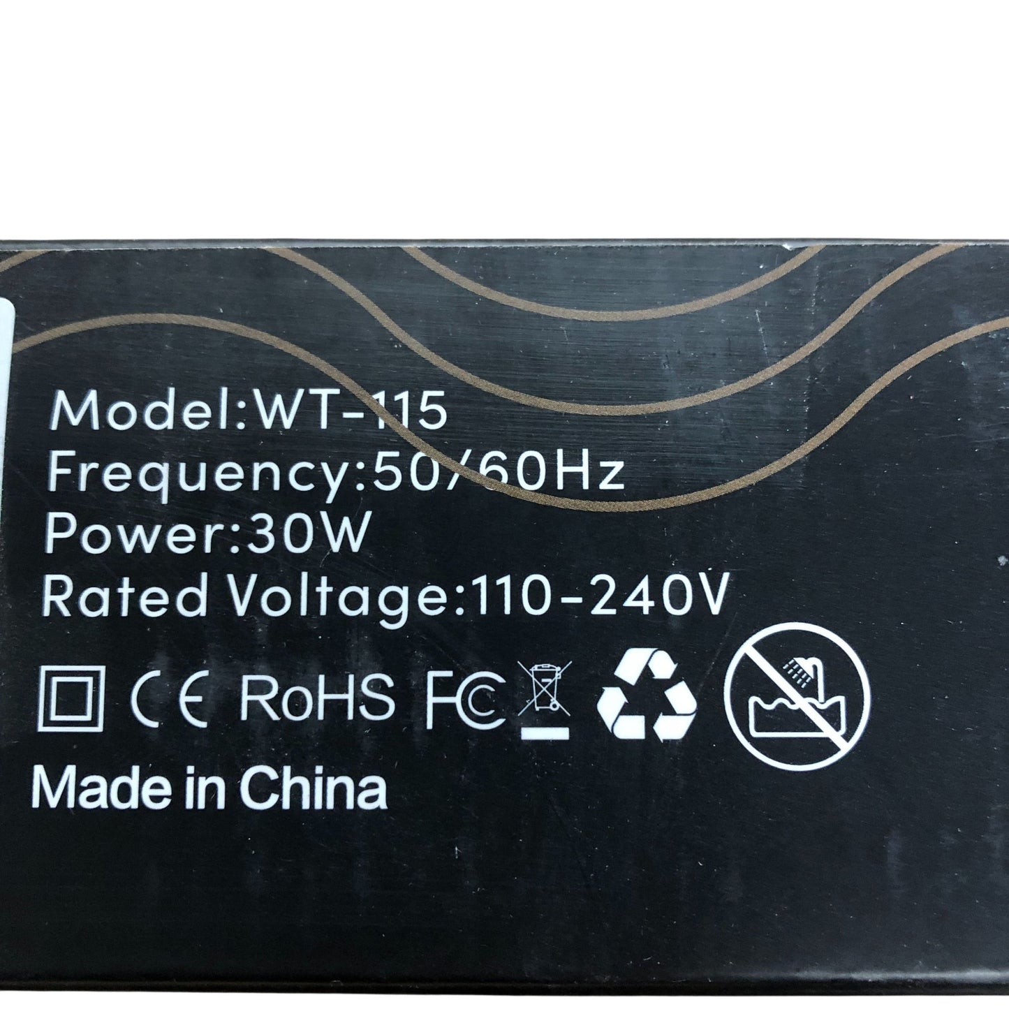 Branded Thermal Brush Model WTuk 115 Black 4 Hair Styling Tool New