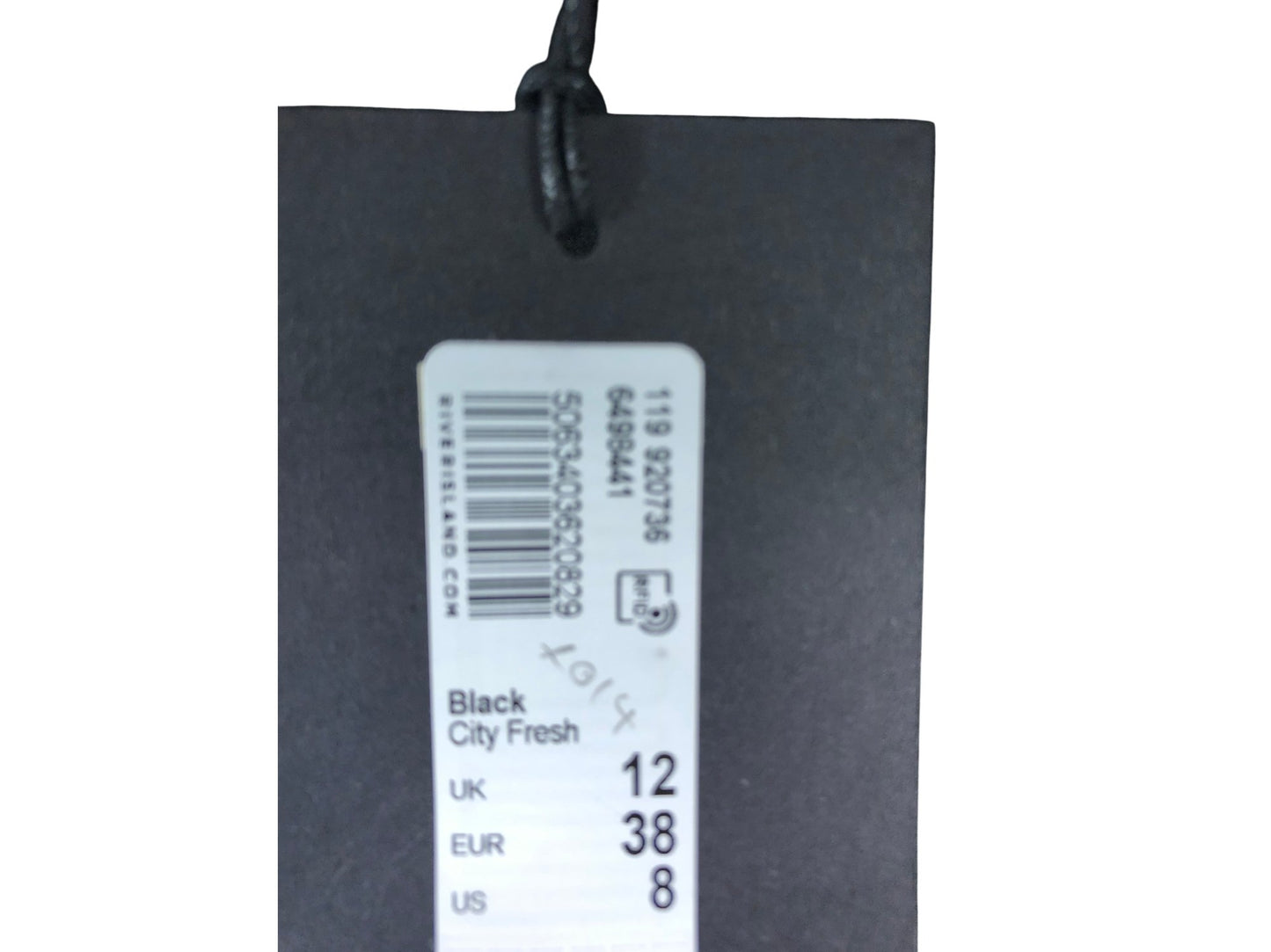 River Island Black Pleated Skirt UK12 Women's Stylish Knee Length Fashion