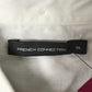 French Connection XL Men's White Short Sleeve Button Up Shirt Cotton Casual