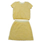 River Island Yellow Two Piece Outfit Set UK11-12 Yrs Soft Textured Knit