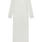 Women's Hattie V Neck Maxi Dress Cream Elegant Style Size 8
