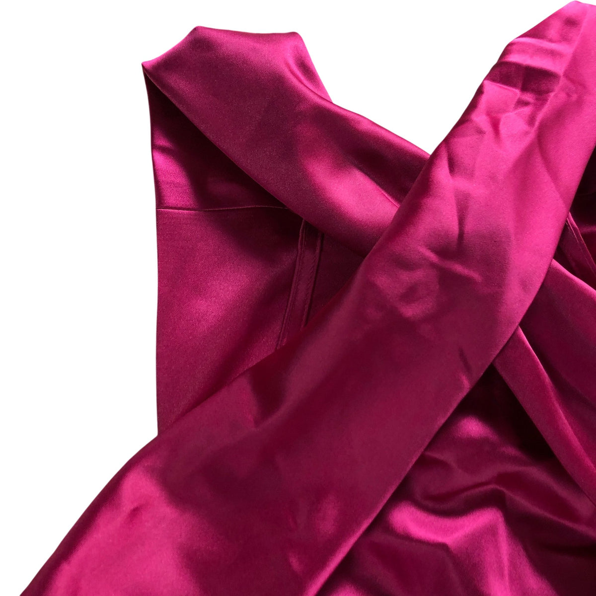 Rewritten Roma Hot Pink Maxi Dress Size 12 Women's Sleeveless Elegant Style