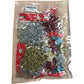 18 Silver Red & Gold Christmas Star & Snowflake Christmas Decorations
