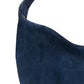 Arket Suede Hobo Bag Navy Blue Women's Stylish Shoulder Handbag New With Tags