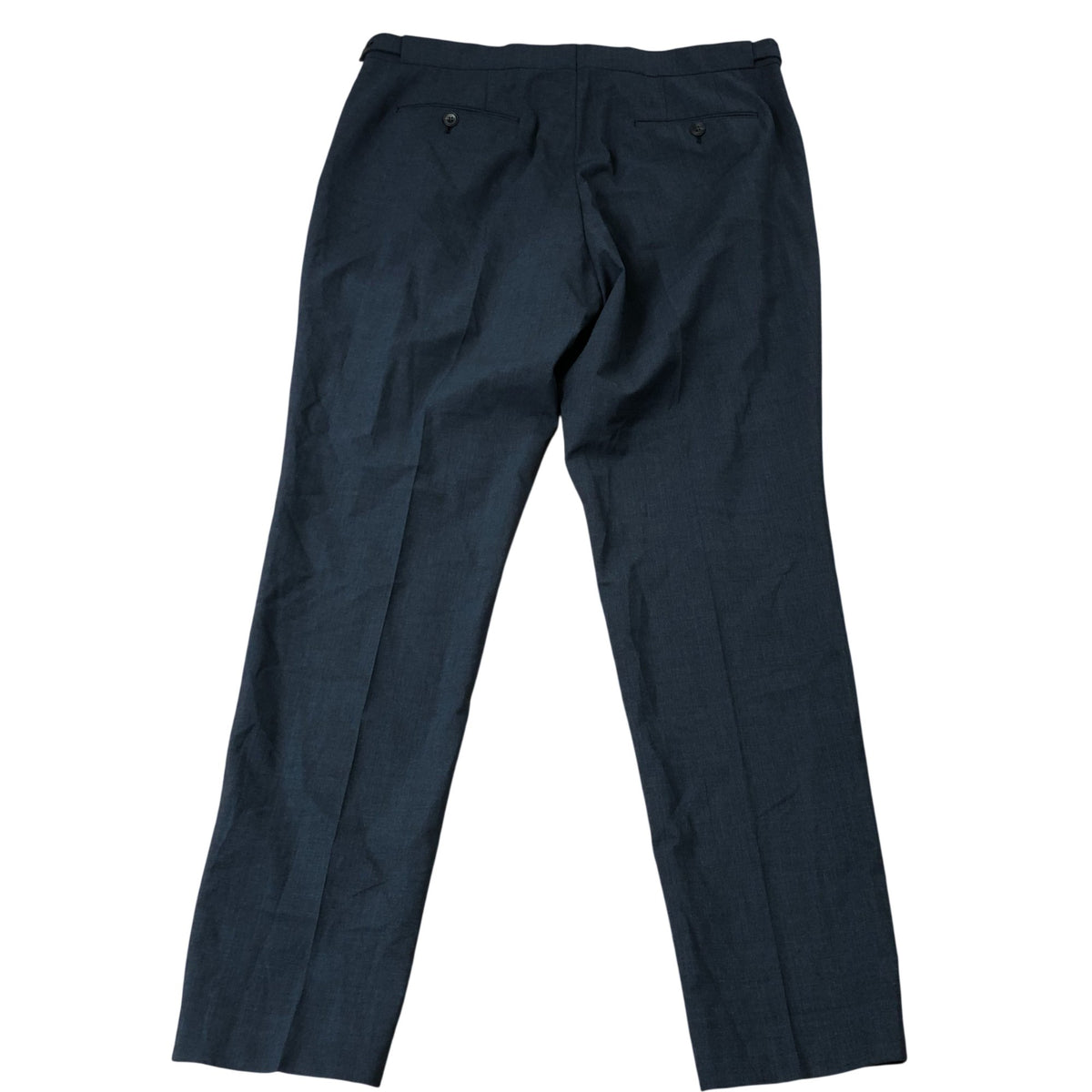 Promise Plain Weave Mixer Grey Trousers 36" Regular Fit Wool Blend