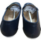 Meckiss Loafers Women Comfy Flats Size UK 7.5 Navy Blue Leather Upper