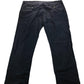 Onfire Trousers Men's Casual Chinos Navy Blue Cotton Stretch W38 L30