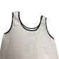 River Island  White Sequin Tank Top UK10 Women's Casual Sleeveless Fashion