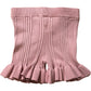 River Island 9-10 Years Girls Ribbed Frill Hem Shorts Pale Pink