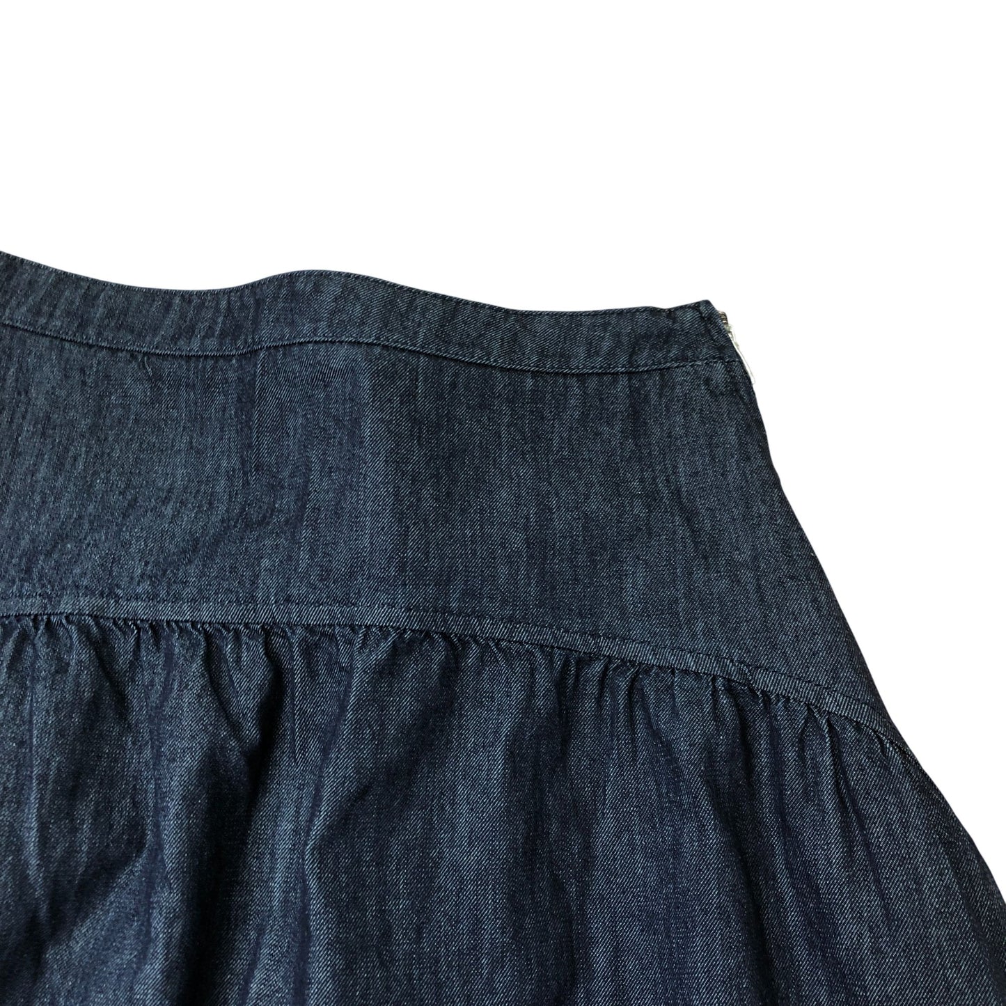 Dark Indigo Denim Maxi Skirt Size 10