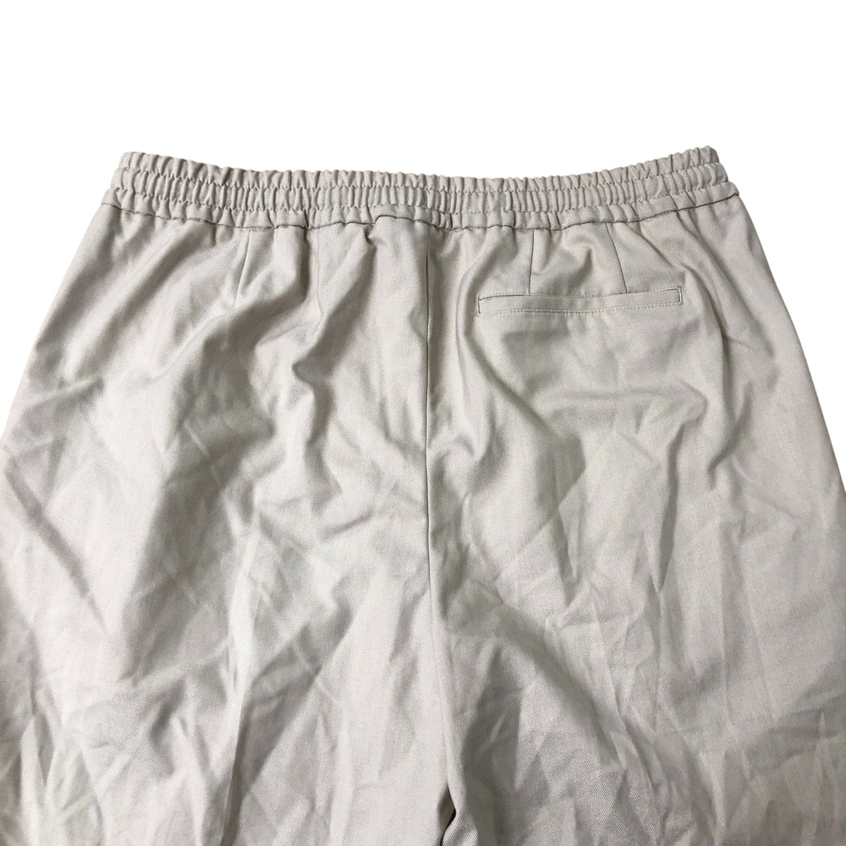 Brighton Pleated Relaxed Drawstring Trousers Size 36 Beige