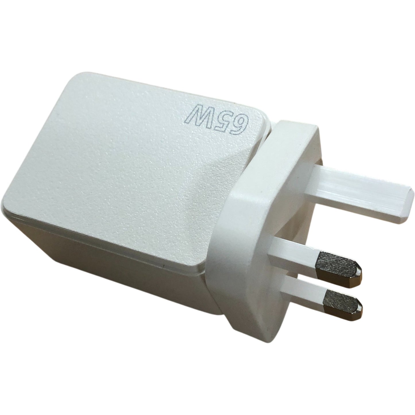 Yoocas White 65W GaN 2 Port Wall Charger USB C Fast Charger Compact Design