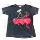 River Island Charming Red Cherry Graphic T-Shirt Girls Size 7-8 Years