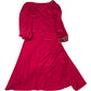Roman Red Long Sleeve Sequin Dress Size 14 Women's Elegant Evening Wear