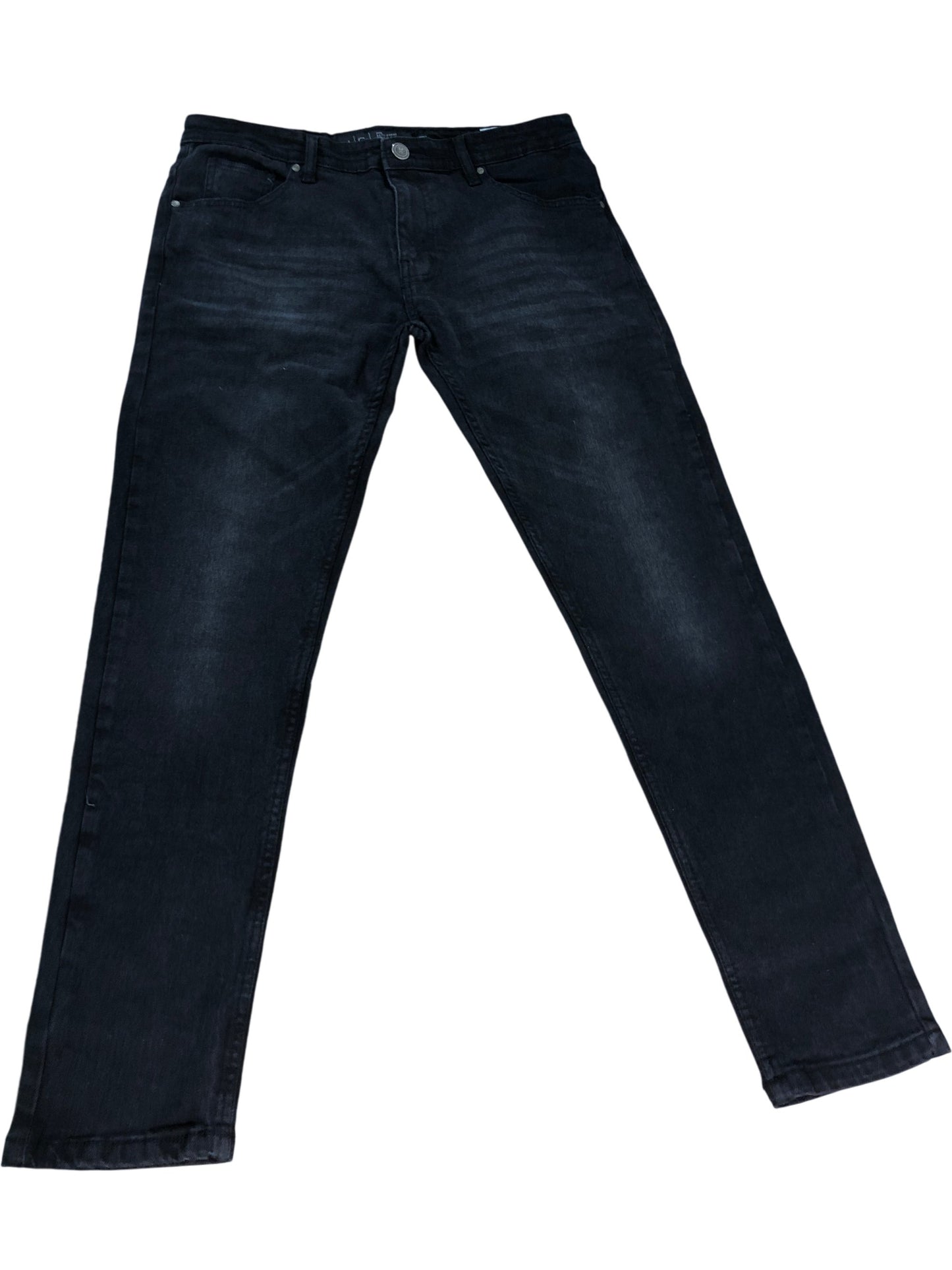 AVANT-GARDE Staple Jeans 36W 30L Men's Black Slim Fit Stretch Denim