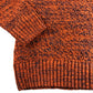 Albany Twisted Button Neck Sweater XL Men's DK Orange