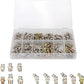 130Pcs Hydraulic Grease Fittings Assortment Kit Metric Threaded Connectors