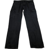 Brave Soul Cargo Trousers Men's Black Denim Utility Pants  36W 30L